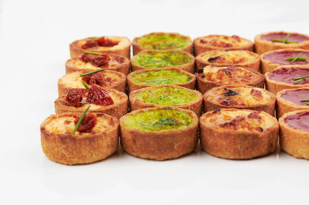 Handgemachte Mini Quiche Box